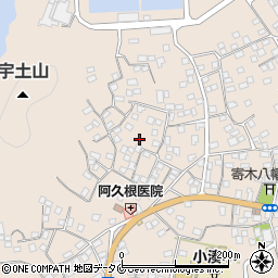 鹿児島県南さつま市加世田小湊8364周辺の地図