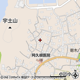 鹿児島県南さつま市加世田小湊8347周辺の地図