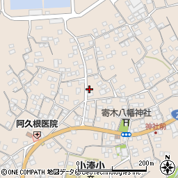 鹿児島県南さつま市加世田小湊8107周辺の地図