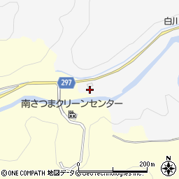 鹿児島県南さつま市金峰町白川4339周辺の地図