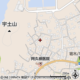 鹿児島県南さつま市加世田小湊8351周辺の地図