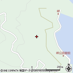 鹿児島県南さつま市笠沙町片浦15536周辺の地図