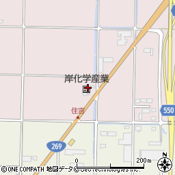 鹿児島県鹿屋市東原町3415-1周辺の地図