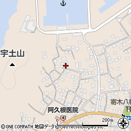 鹿児島県南さつま市加世田小湊8276周辺の地図