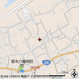 鹿児島県南さつま市加世田小湊8162周辺の地図