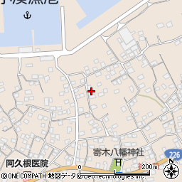 鹿児島県南さつま市加世田小湊8228周辺の地図