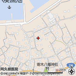 鹿児島県南さつま市加世田小湊8227周辺の地図