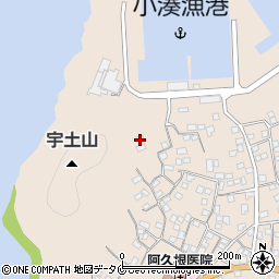 鹿児島県南さつま市加世田小湊8291周辺の地図