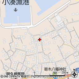 鹿児島県南さつま市加世田小湊8231周辺の地図