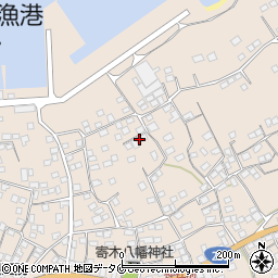 鹿児島県南さつま市加世田小湊8222周辺の地図