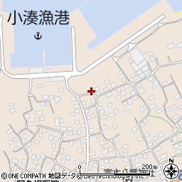 鹿児島県南さつま市加世田小湊8236周辺の地図