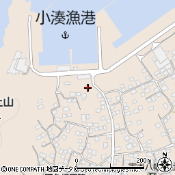 鹿児島県南さつま市加世田小湊8263周辺の地図