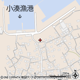 鹿児島県南さつま市加世田小湊8235周辺の地図
