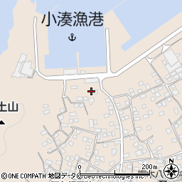 鹿児島県南さつま市加世田小湊8268周辺の地図