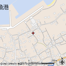 鹿児島県南さつま市加世田小湊8171周辺の地図