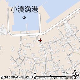 鹿児島県南さつま市加世田小湊8241周辺の地図