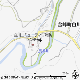 鹿児島県南さつま市金峰町白川4366周辺の地図