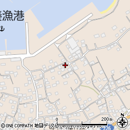 鹿児島県南さつま市加世田小湊8220周辺の地図