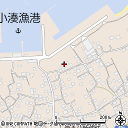 鹿児島県南さつま市加世田小湊8213周辺の地図