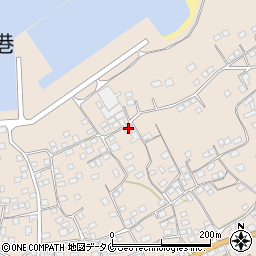 鹿児島県南さつま市加世田小湊8172周辺の地図