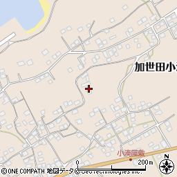 鹿児島県南さつま市加世田小湊7941周辺の地図