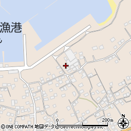 鹿児島県南さつま市加世田小湊8203周辺の地図
