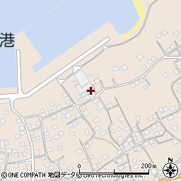 鹿児島県南さつま市加世田小湊8202周辺の地図