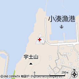 鹿児島県南さつま市加世田小湊8284周辺の地図