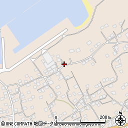 鹿児島県南さつま市加世田小湊8197周辺の地図