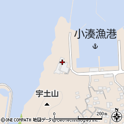 鹿児島県南さつま市加世田小湊8285周辺の地図