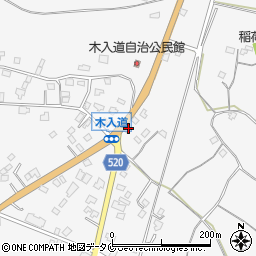 木入道簡易郵便局周辺の地図