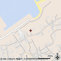 鹿児島県南さつま市加世田小湊8196周辺の地図