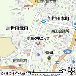 株式会社本坊商店　加世田支店周辺の地図