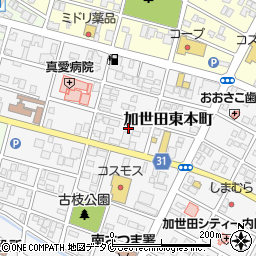 生活倶楽部加世田店周辺の地図