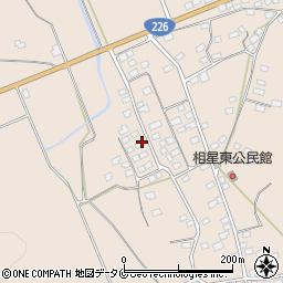 鹿児島県南さつま市加世田小湊2486周辺の地図