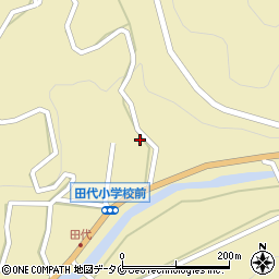 南九州市　田代地区公民館周辺の地図