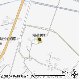 稲荷神社周辺の地図