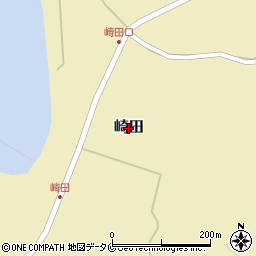 宮崎県串間市崎田周辺の地図