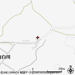 鹿児島県南さつま市金峰町白川3905周辺の地図