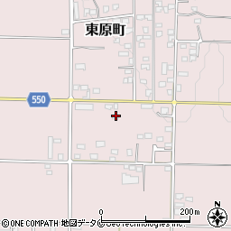 鹿児島県鹿屋市東原町3419-6周辺の地図