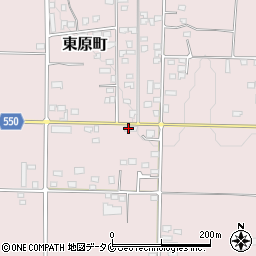 鹿児島県鹿屋市東原町3415-8周辺の地図