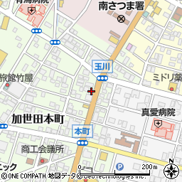 オーリック　加世田店周辺の地図