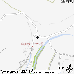 鹿児島県南さつま市金峰町白川4418周辺の地図