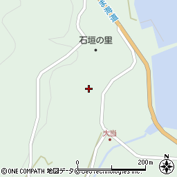 鹿児島県南さつま市笠沙町片浦9929周辺の地図