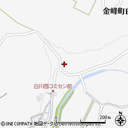 鹿児島県南さつま市金峰町白川3566周辺の地図