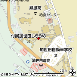 鳳凰高等学校周辺の地図