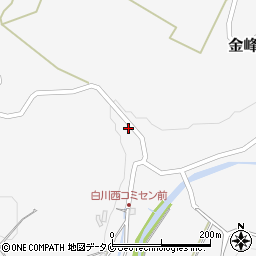 鹿児島県南さつま市金峰町白川4403周辺の地図