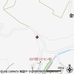 鹿児島県南さつま市金峰町白川3581周辺の地図