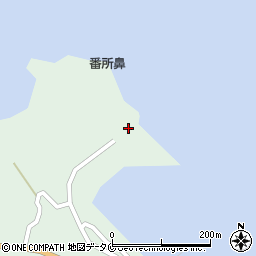 鹿児島県南さつま市笠沙町片浦6824周辺の地図