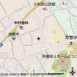 鹿児島県南さつま市加世田小湊398-3周辺の地図